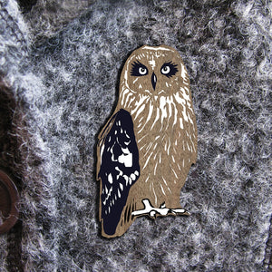 OWL WILDER  BROOCH