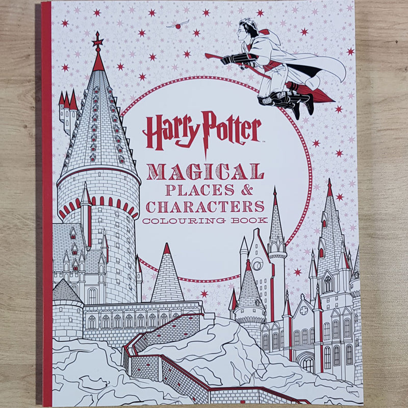COLOURING BOOK - HARRY POTTER MAGICAL PLACES & CHARACTERS