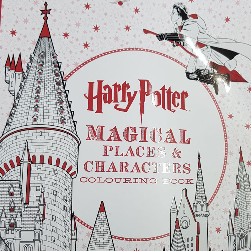 COLOURING BOOK - HARRY POTTER MAGICAL PLACES & CHARACTERS