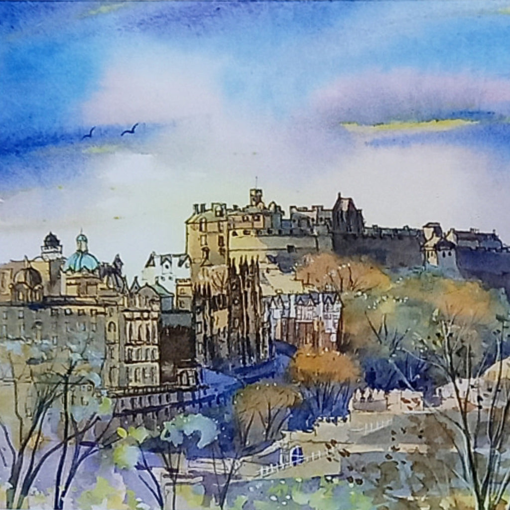 EDINBURGH SHERBRET SKY by Keli Clark