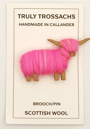 HIGHLAND COW PIN - by TRULY TROSSACHS