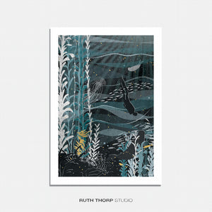 INTO THE DEEP - Ruth Thorp print
