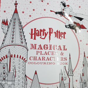 Harry Potter colouring book - magical places & characters - Hogwarts and Diagon Alley - Explore many places on this interactive tour through fan favourite wizarding locations