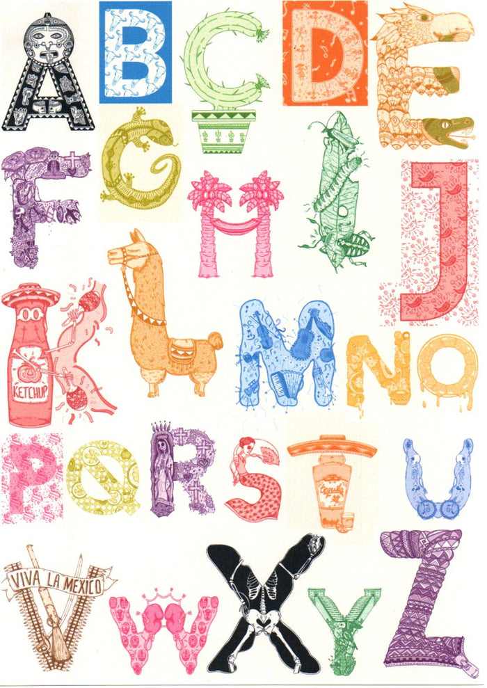 MEXICAN ALPHABET by Kirstin Bruges
