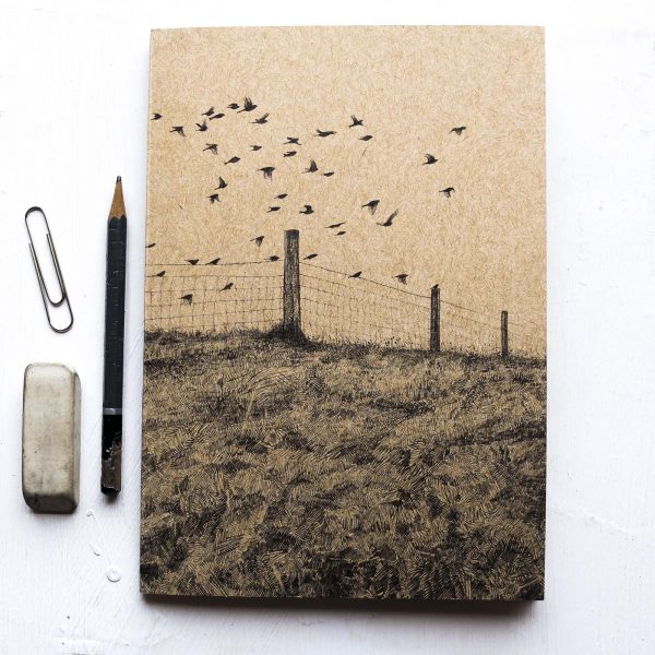 WINDY SPARROW DAY NOTEBOOK